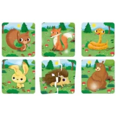 Carotina Baby: Puzzle šumske životinje slika 2