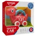 Crveni dinosaurus beba mali auto s pokretnim slikama 10,5cm slika 1
