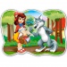 Crvenkapica i vuk u šumi Maxi puzzle 12kom - Castorland
