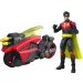 DC Robin akcijska figura s motorom i ispaljivačima raketa – Mattel slika 2