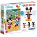 Disney: Mickey miš 104 komadni puzzle + 3D Mickey model - Clementoni slika 1