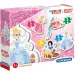 Disney Princeze 4u1 Supercolor puzzle - Clementoni