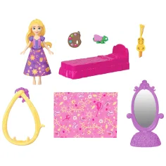 Disney Princeze Dvorac mini Rapunzel s lutkom - Mattel slika 3
