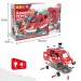 DIY sastavi sam vatrogasno vozilo sa svijetlom i zvukom set od 63kom
