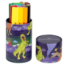 Faber-Castell: Connector Flomaster Set – 20 komada u kutiji s dinosaurima