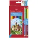 Faber-Castell: Drvene bojice 12kom + Bicolor bojice 3kom