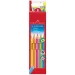 Faber-Castell: GRIP Jumbo Neon drvene bojice - 5kom
