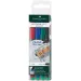 Faber-Castell: Multimark set alkoholnih flomastera - 0,6mm - 4 kom