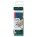Faber-Castell: Multimark set alkoholnih flomastera S - 0,4mm