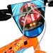 Hot Wheels 16” dječji bicikl s držačem za boce i bočnim kotačima u narančasto-crnoj boji – Dino Bikes bicikl slika 4