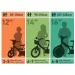 Hot Wheels 16” dječji bicikl s držačem za boce i bočnim kotačima u narančasto-crnoj boji – Dino Bikes bicikl slika 5