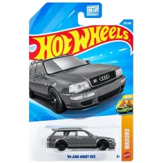 Hot Wheels: '94 Audi Avant RS2 sivi mali auto 1/64 - Mattel