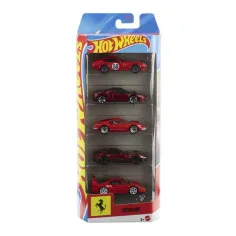 Hot Wheels Ferrari set malih automobila 5 kom 1/64 – Mattel