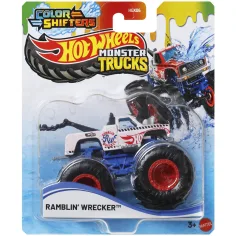 Hot Wheels Monster Trucks: Ramblin' Wrecker auto s promjenom boje 1/64 - Mattel