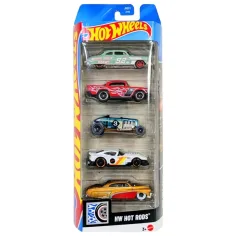 Hot Wheels: Set malih automobila Hot Rods 5 kom 1/64 - Mattel
