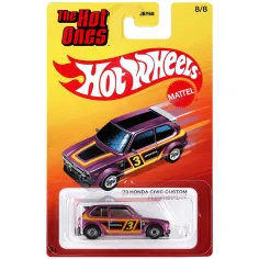 Hot Wheels: The Hot Ones '73 Honda Civic Custom mali auto 1/64 - Mattel
