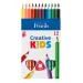 ICO: Creative Kids trokutaste jumbo olovke u boji 12 kom