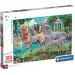 Jednorogovi kod vodopada 180-dijelni super puzzle - Clementoni