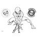 Spider-Man XXL set za bojanje 54x47cm slika 3
