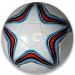 Kožn nogometna lopta sa zvjezdastim uzorkom u nekoliko verzija, 22cm