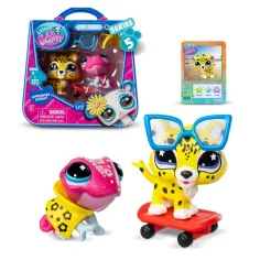 Littlest Pet Shop: Dvostruki paket figura kućnih ljubimaca S5 - Kameleon i Jaguar slika 2