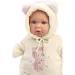 Llorens: Julia lutka u plišanoj odjeći sa uzorkom medvjedića s dudom 42 cm