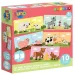 Luna: Moj prvi puzzle – Mame životinje i njihovi mališani 10x2 komada razvojni puzzle slika 1