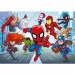 Marvelovi superjunaci dvostane puzzle za bojanje 60 komada - Clementoni
