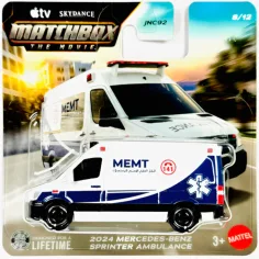 Matchbox A Film: 2024 Mercedes-Benz Sprinter Ambulance mali auto 1/64 - Mattel