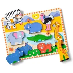 Melissa&Doug: Puzzle s životinjama - Safari - Spin Master