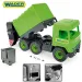 Middle Truck: Zeleni kamion za odvoz smeća - 43cm - Wader