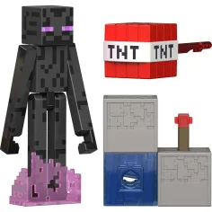Minecraft: Enderman lik figura za igru s dodacima - Mattel slika 2