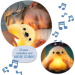 Montessori Baby Snježna vila LED glazbena plišana ptičica - Lisciani