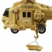 Oružane snage: Kamuflažni bež borbeni helikopter s svjetlom i zvučnim efektima 1/20 skala 21cm slika 3