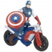 Osvetnici (Avengers): Captain America deluxe set s motociklom - Hasbro