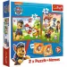 Paw Patrol 2 u 1 puzzle i igra memorije - Trefl