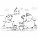 Peppa Pig dvostana bojanka puzzle 60kom - Clementoni