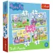 Peppa Pig i sjećanje na ljetovanje puzzle 4 u 1 - Trefl