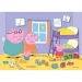 Peppa Pig Supercolor 2 u 1 puzzle 2x20kom - Clementoni