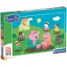 Peppa prasica Veselo skakanje po lokvama 104 komadni maxi puzzle – Clementoni slika 1