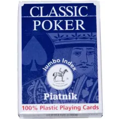 Plastic poker karte sa velikim indeksom 1*55 karata - Piatnik