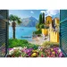 Pogled na jezero Como 1000-dijelni puzzle - Trefl slika 2