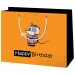 Poklon vrećica srednje veličine "Happy Birthday" sa uzorkom miša 18x23x10cm