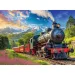 Putovanje između planina vlakom 1000-dijelni puzzle -Trefl slika 2