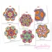 Quercetti: Pixel Mandala Daisy set čavlića