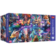 Šarena svijet premium 8000 komada puzzle – Trefl slika 1