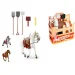 Set sa konjem i raznim alatima 16cm - više vrsta