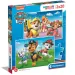 Slagalica Paw Patrol Supercolor 2 u 1 2x20 kom - Clementoni