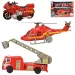 SOS. Station: 3-dijelni set vatrogasnih vozila sa helikopterom