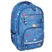 Spirit: Campus plava pjegava zaobljena školska torba, ruksak 46x33x22cm